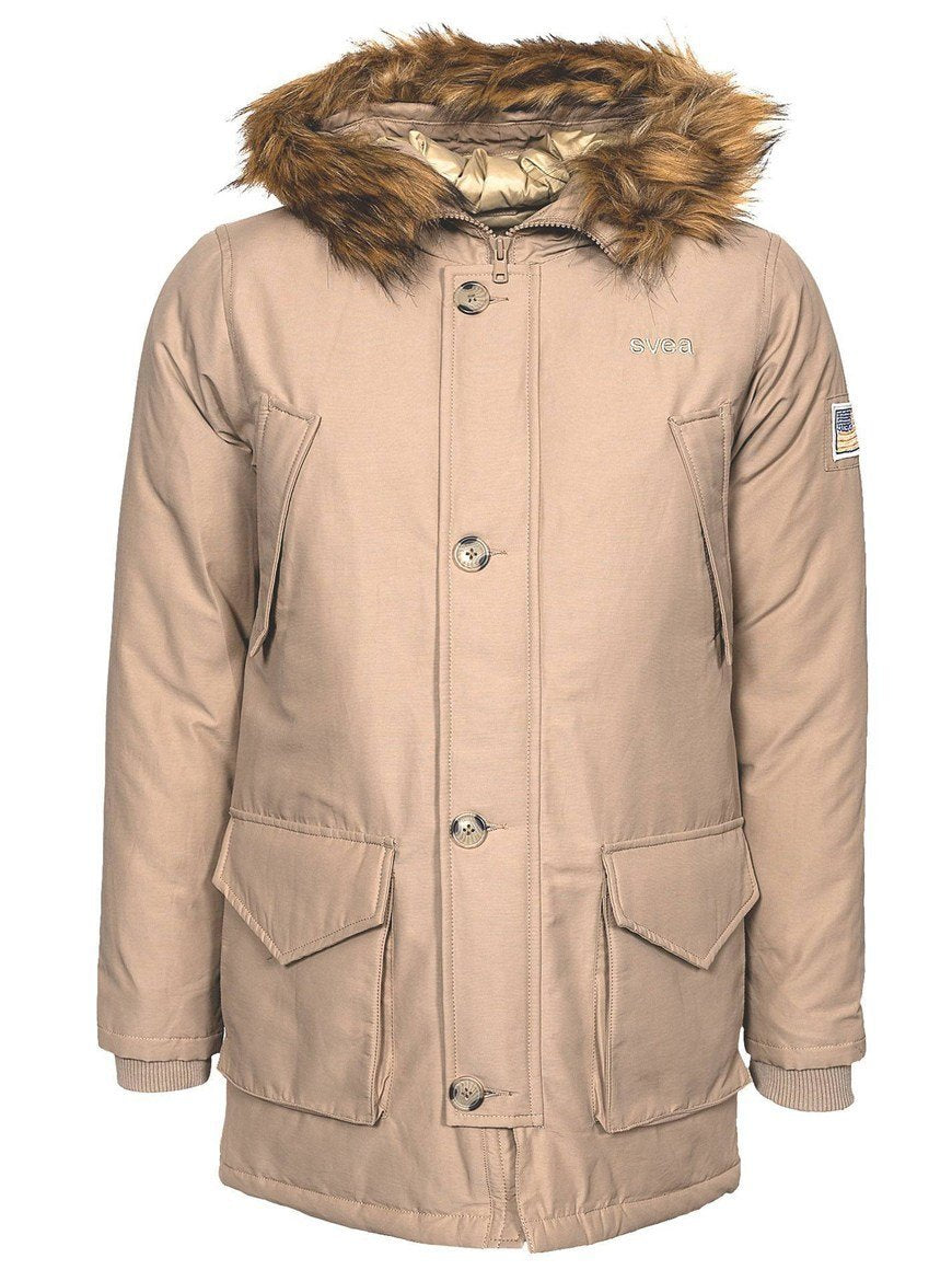 Jersey padded jacket